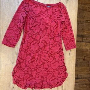Vince Camuto Red Lace Dress Size 10